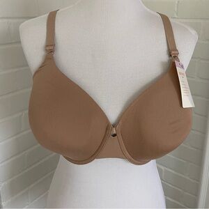 Womens Warners Smooth T-Shirt Bra In Nude Size 40D